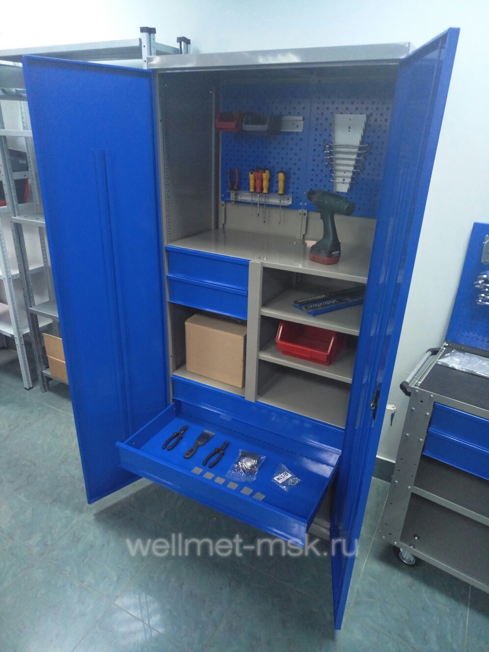 Шкаф инструментальный Wellmet-MLST14